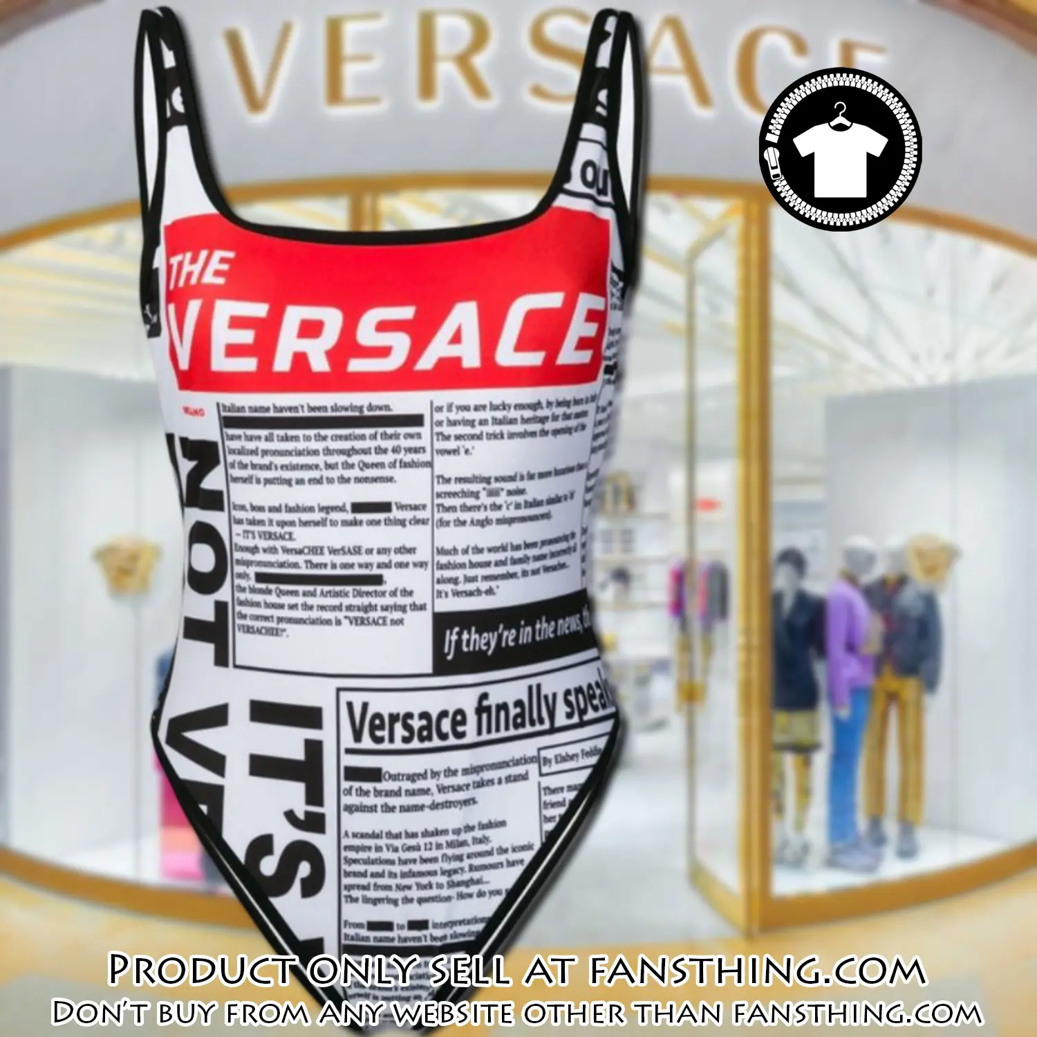 Versace swimwear beachwear one piece swimsuit osw1077 fst0712860